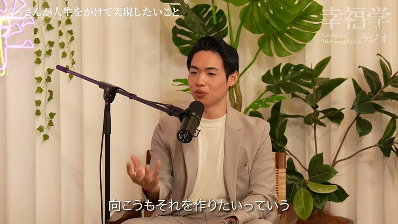 動画キャプチャ: 同じテロップのまま話が続く場面（3:35頃）