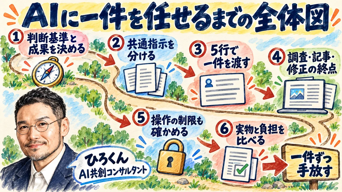 AIに一件を任せるまでの全体図