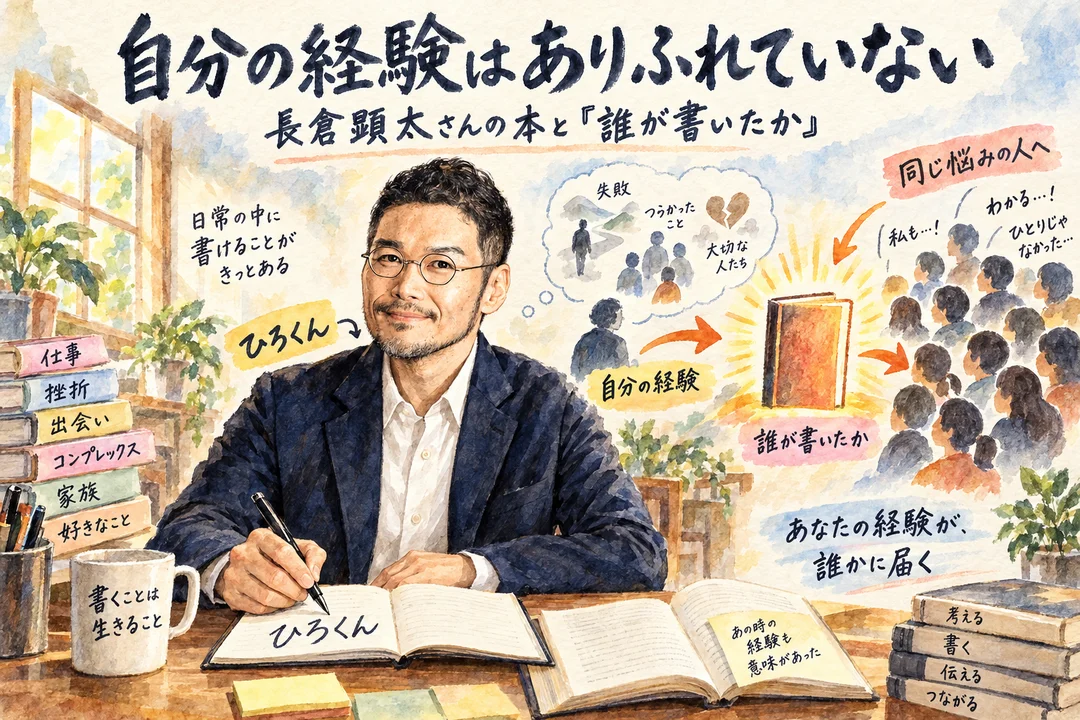 自分の経験はありふれていない｜AIが作った本があふれる時代に「誰が書いたか」が差別化になる