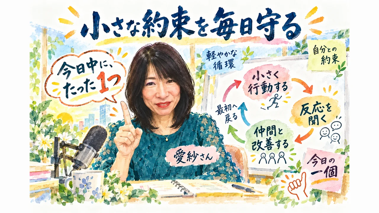 軽やかな循環と、愛紗さんの自分との約束 小さな約束を毎日守る