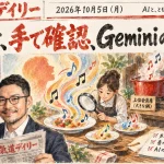 Suno Speechは声と曲を1本で、GoogleはAI文を手で確認【最新AIニュース解説】2026年10月5日号