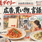 ChatGPTは画像を作る間に広告、TikTokはAIが接客して購入まで【最新AIニュース解説】2026年10月6日号