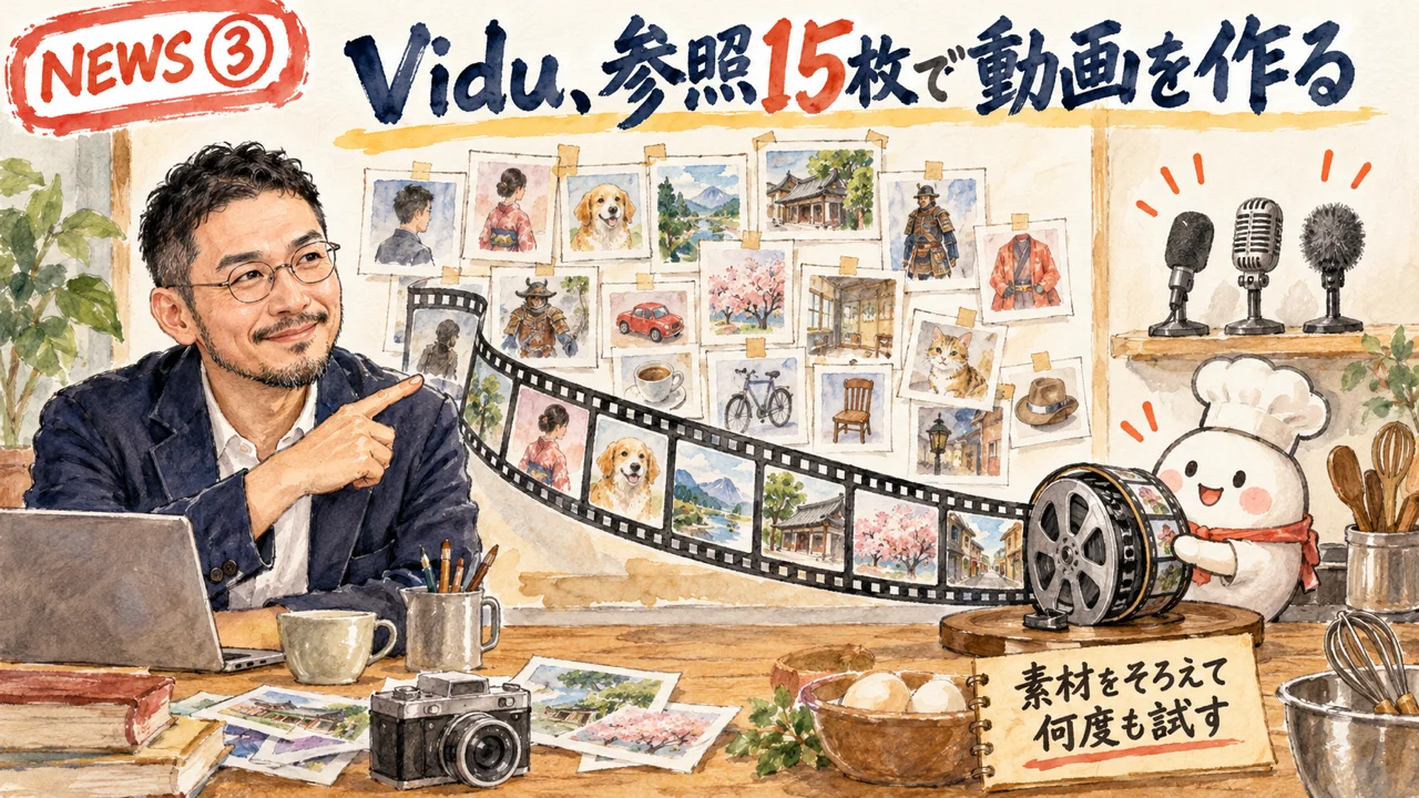 Vidu Q4 Previewを解説するひろくんのグラレコ