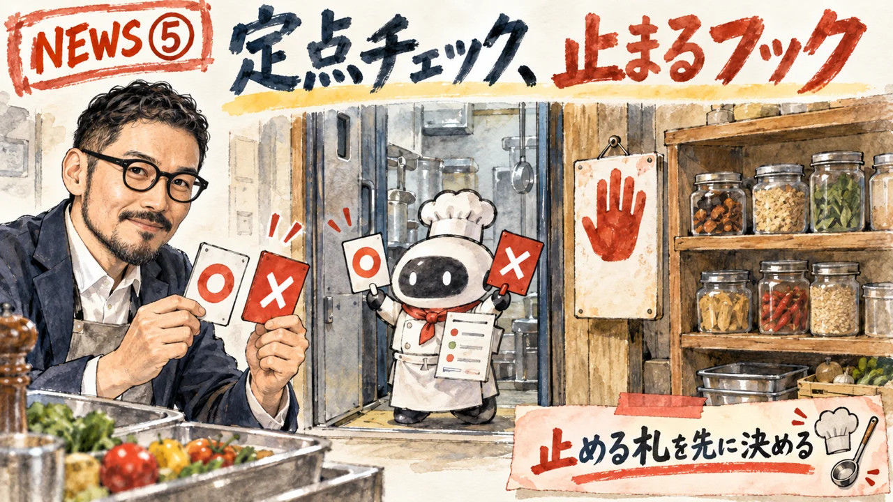 Claude CodeとOpenClawの定点チェックを解説するひろくんのグラレコ