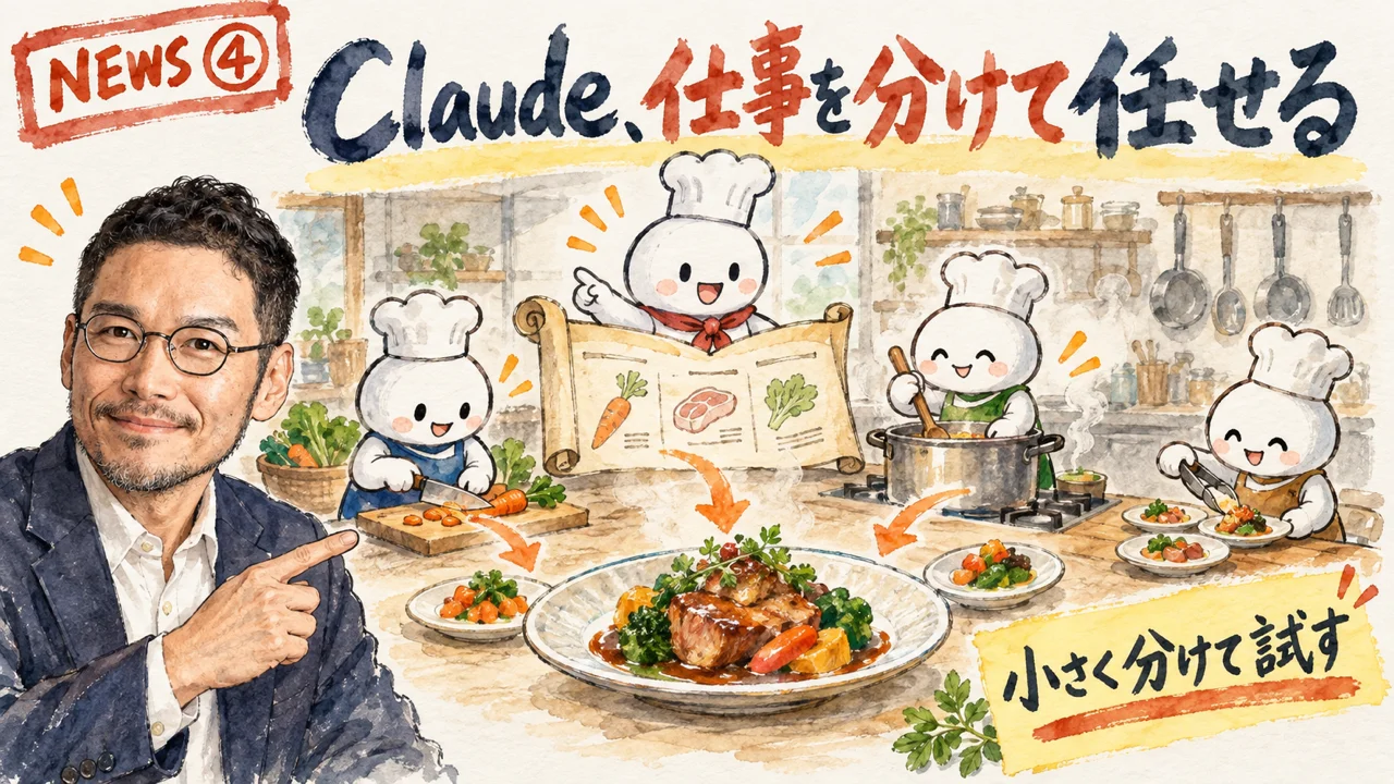 Claude Managed Agentsの動的ワークフローを解説するひろくんのグラレコ