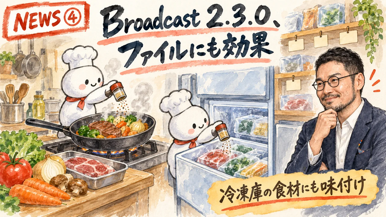 NVIDIA Broadcast 2.3.0の新機能の図解
