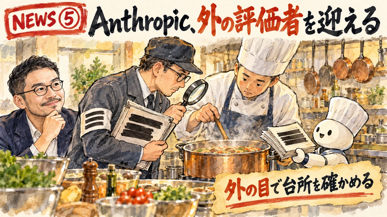 外部の評価者に与える3段階のアクセス図解