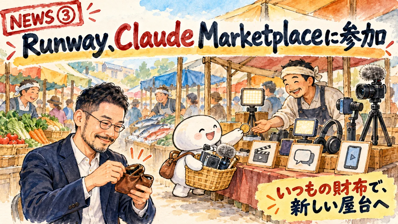 Runway CreativeがClaude Marketplaceに参加