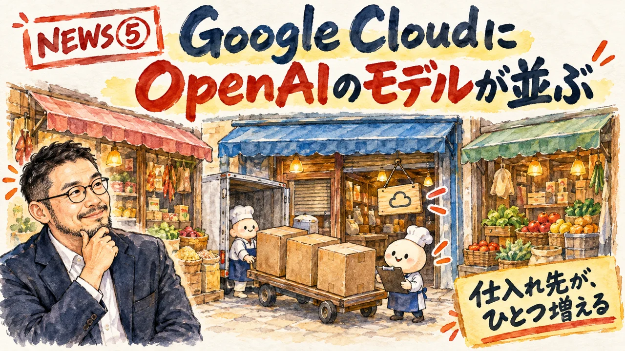 Model GardenにOpenAIのモデルが加わる図