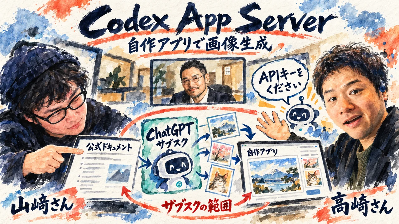 Codex App Serverで自作アプリから画像生成｜ChatGPTのサブスクの範囲で使う仕組み