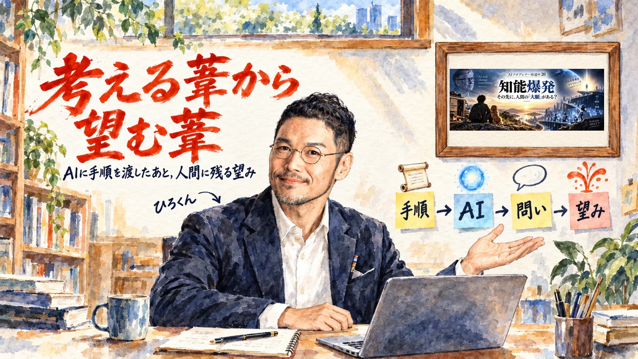 考える葦から望む葦への図解