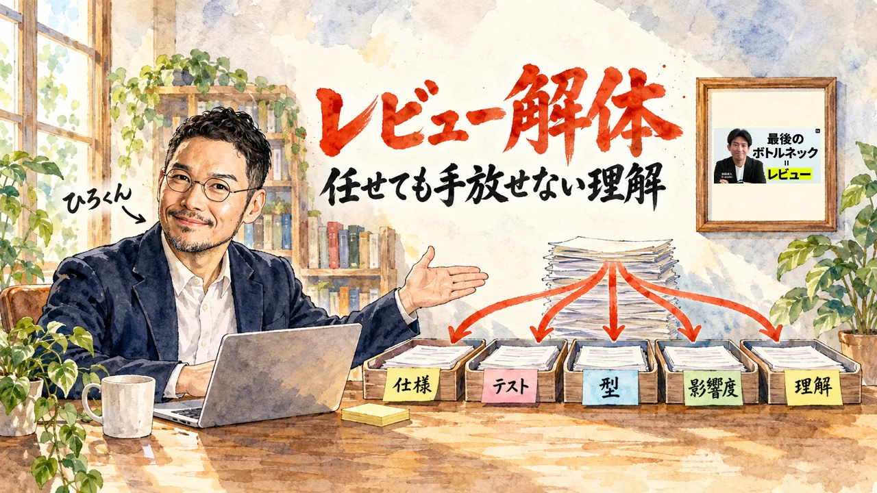 AIの速さに確認が追いつかないの図解