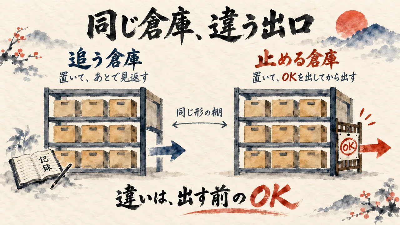 スプレッドシートの倉庫と、私のPublerの下書き置き場が同じ形をしている図