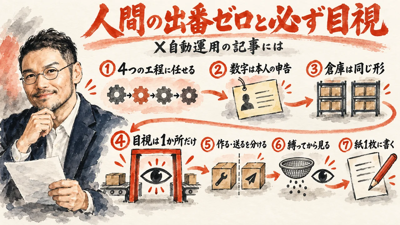 X自動運用は人間の出番ゼロかの図解