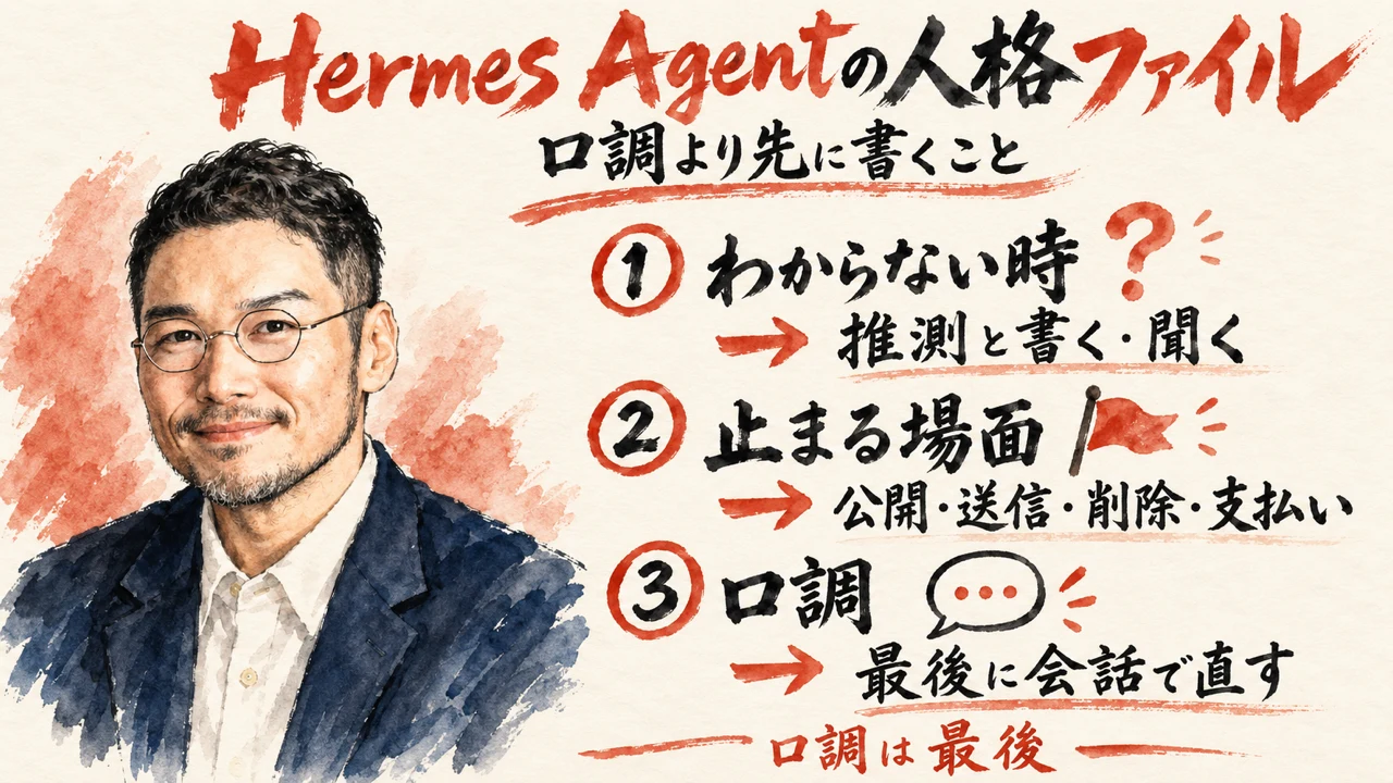 Hermes Agentの人格ファイルの書き方の図解
