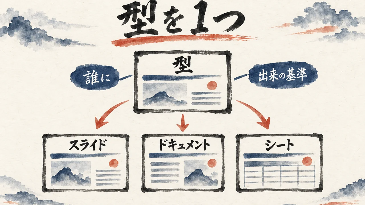 図解: デザインシステムを1つ持ち、6枚目の直しから見えたこと