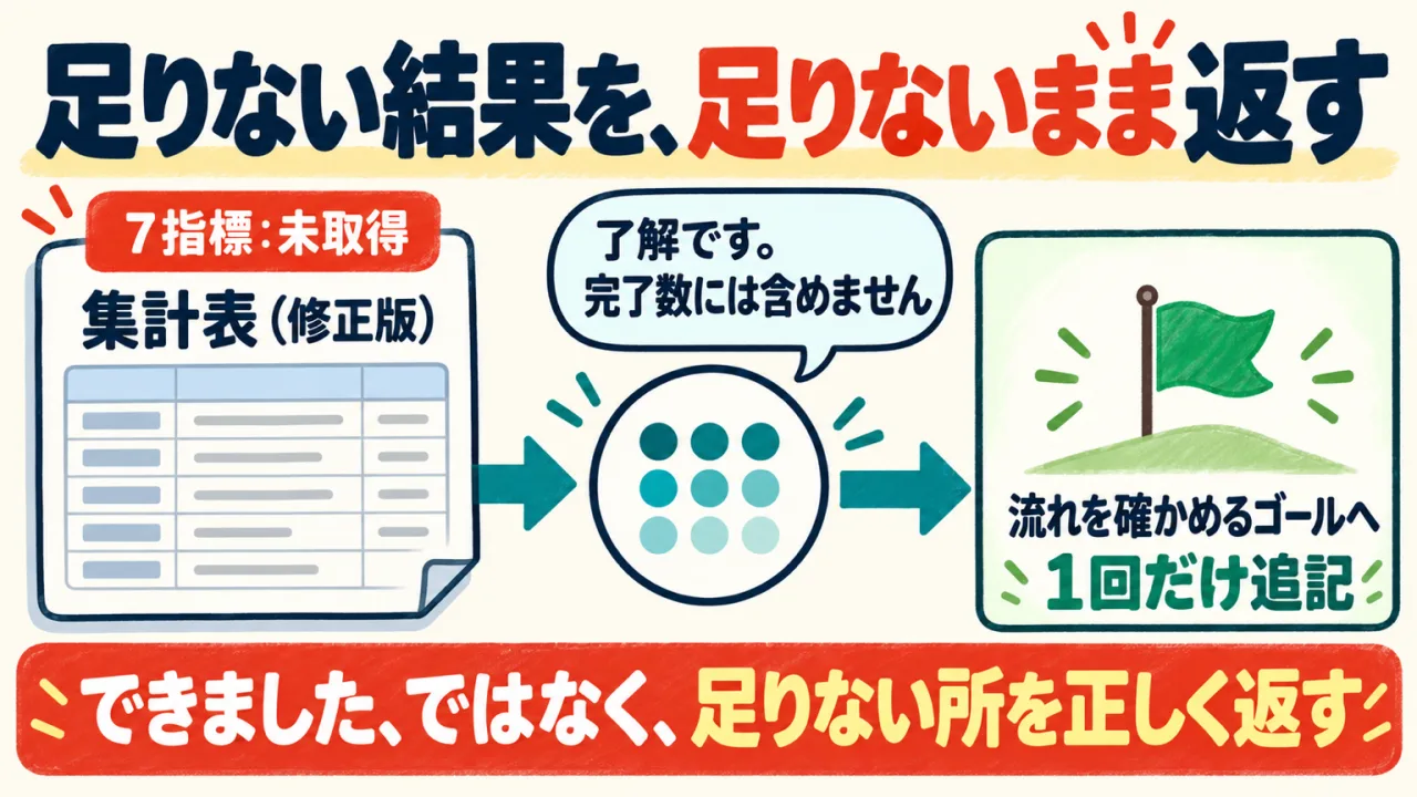 図解: 実例：足りない結果を、足りないままdotsとAddnessへ返す