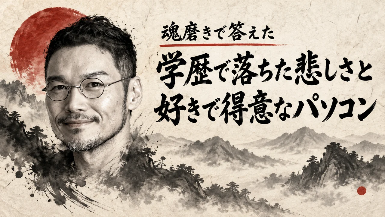 学歴で落ちても好きなパソコンは諦めないの図解