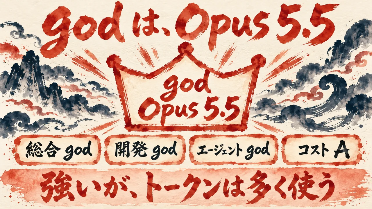 god の段に Opus 5.5 を置いた図解