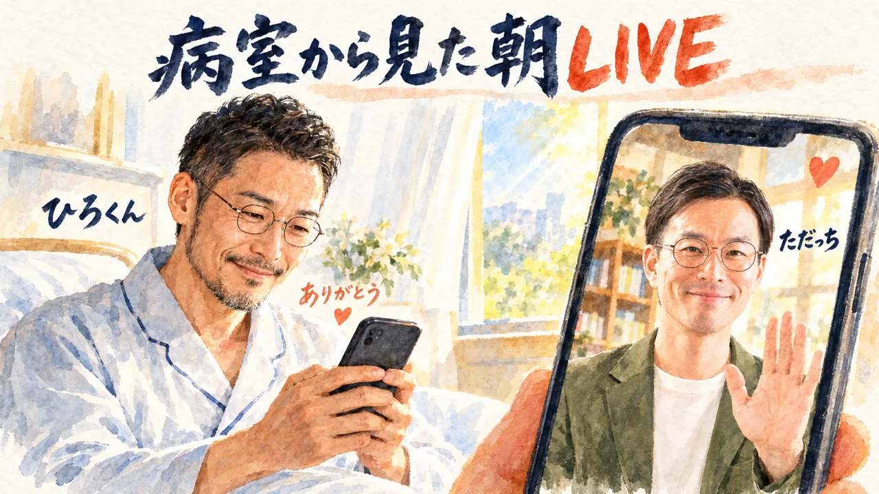 病室から見た朝LIVE