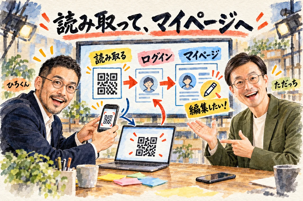 LINEでログインしてマイページへ｜QRコードで入る手順と編集機能