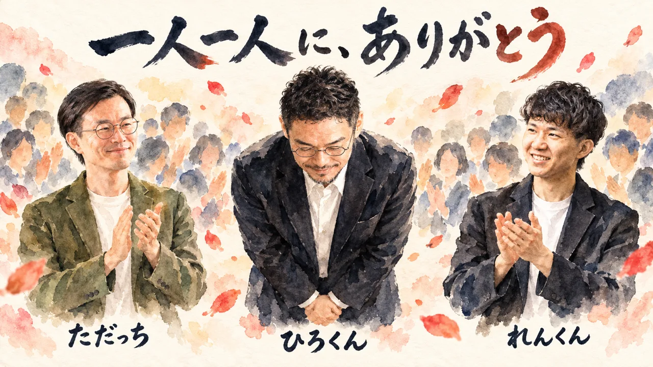 一人一人に、ありがとう