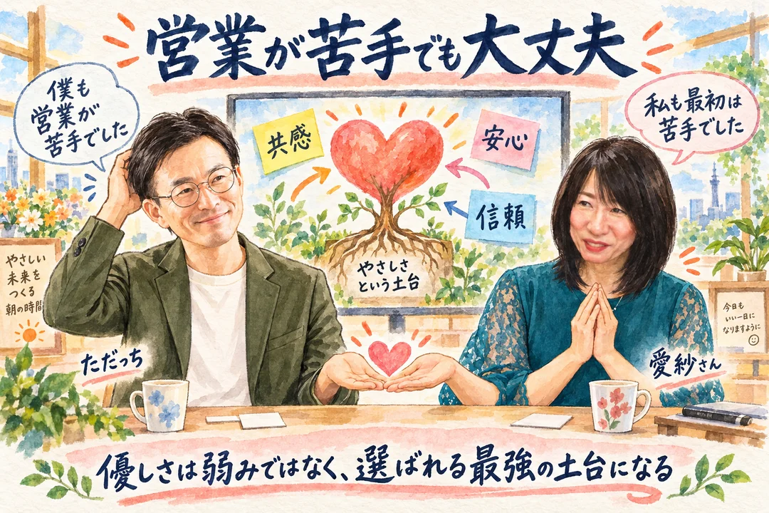 営業が苦手でも大丈夫 優しさは弱みではなく、選ばれる最強の土台になる