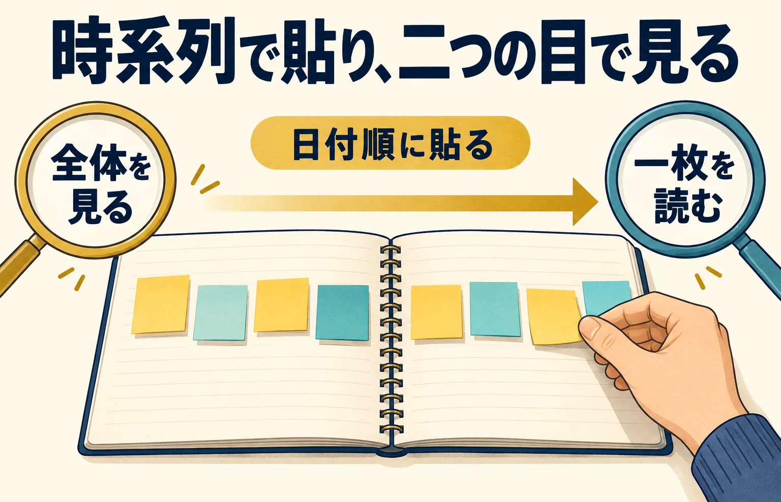 時系列と二つの見方