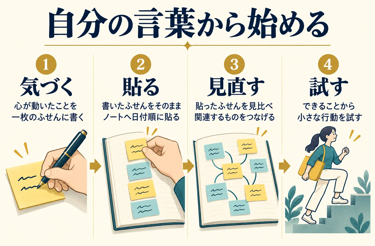 自分の言葉から始める