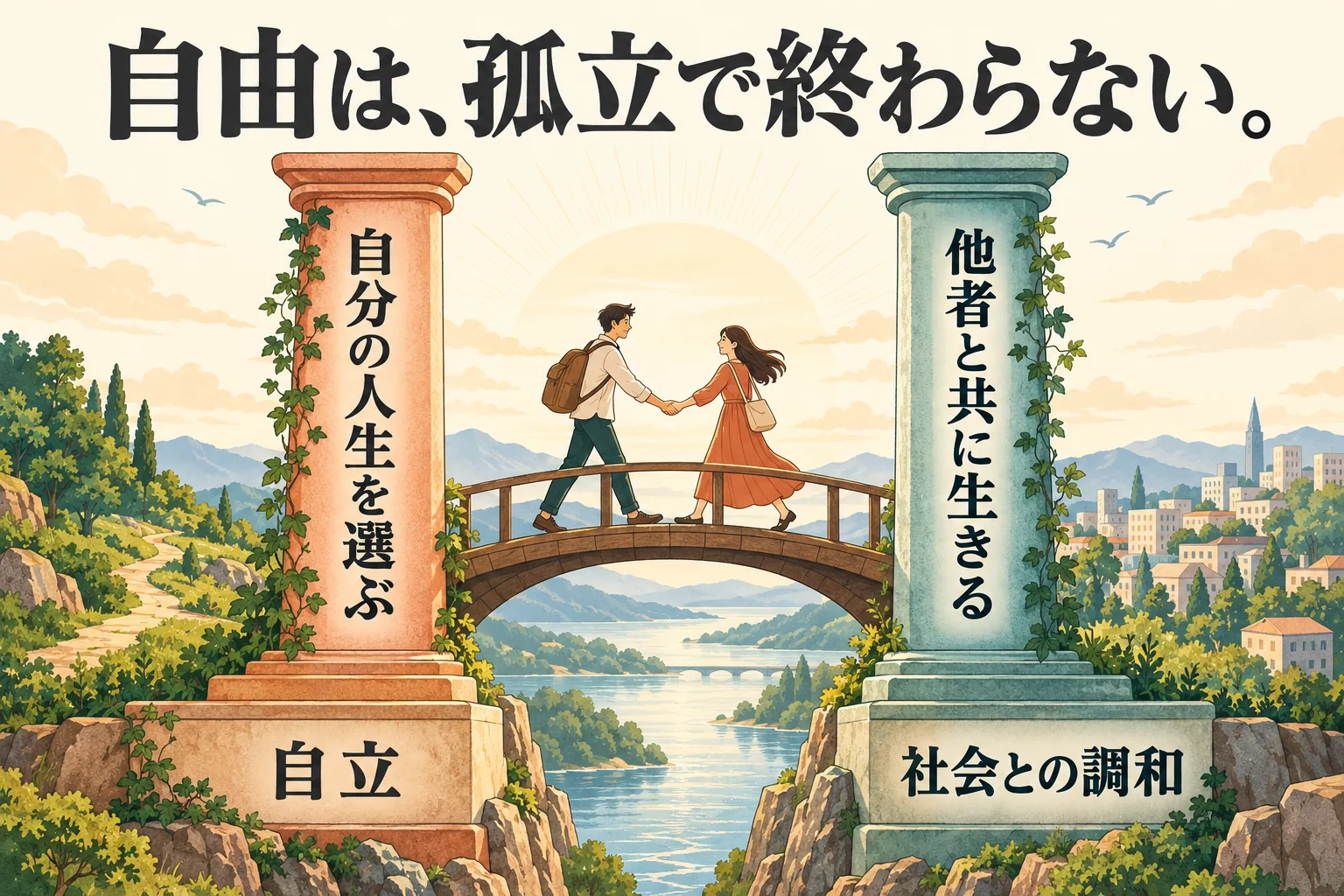 嫌われる勇気の背骨。自分で選ぶことと、他者と共に生きることを一緒に考える
