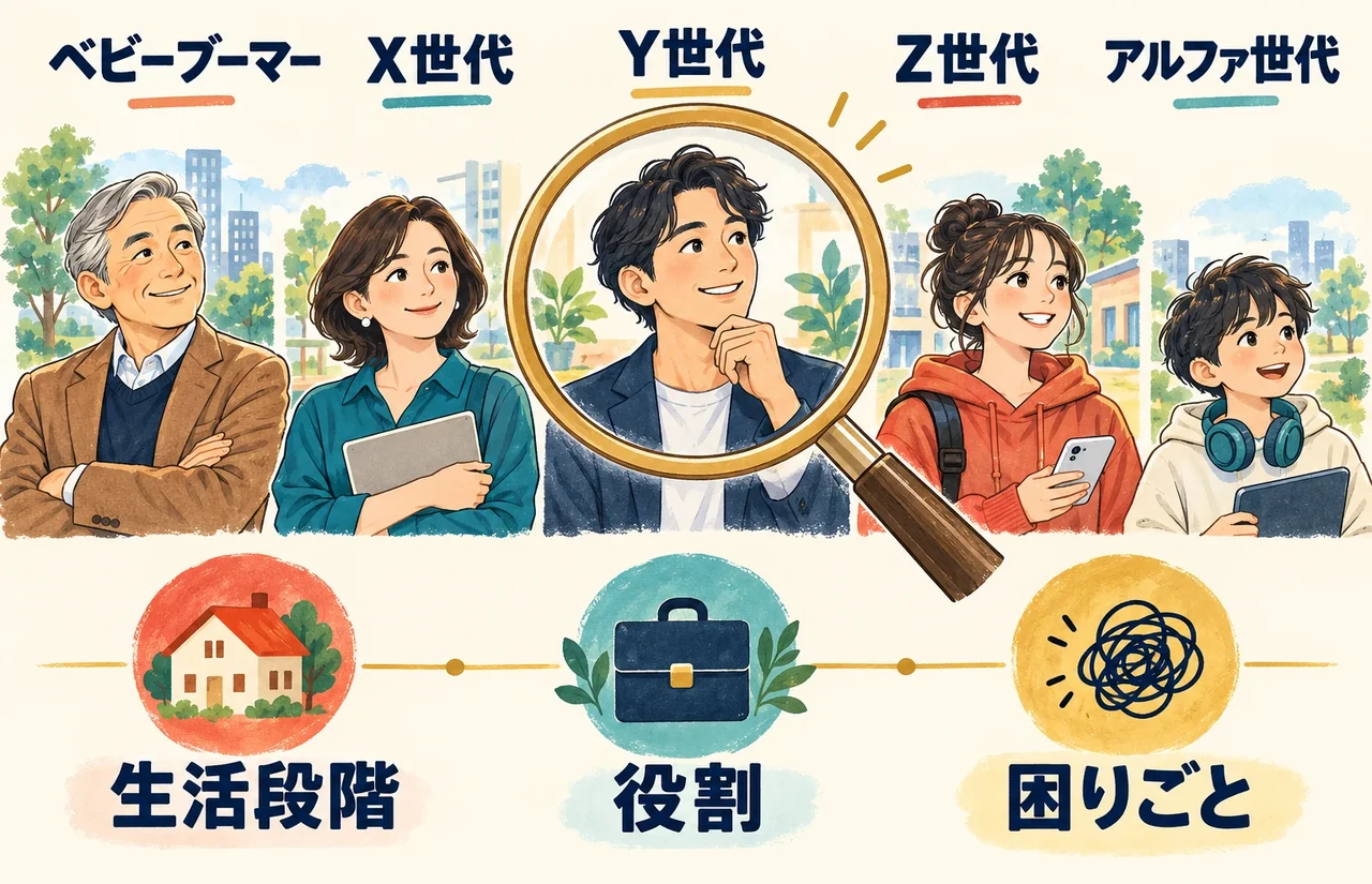 第2章。世代という傾向と、目の前の人の生活段階を分けて考える