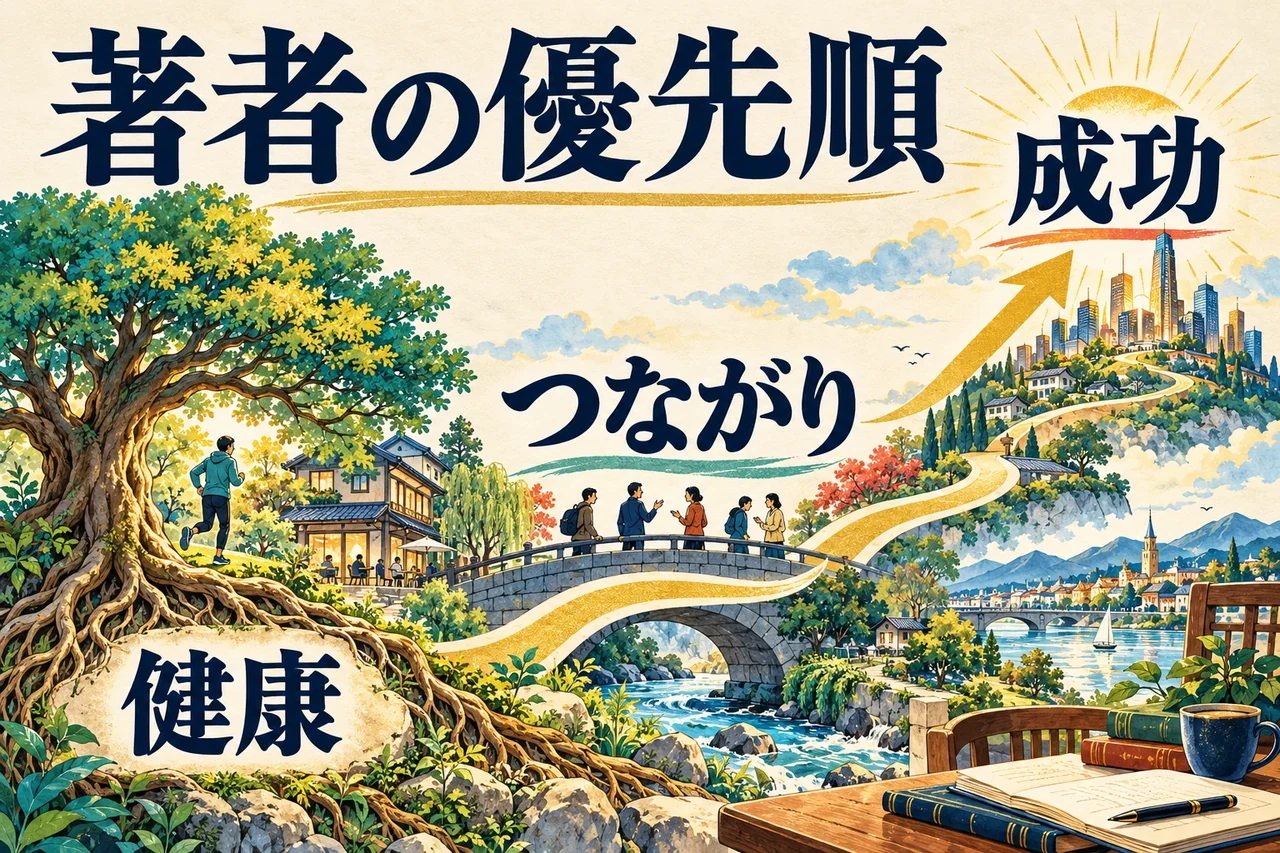 著者が示す幸福の優先順