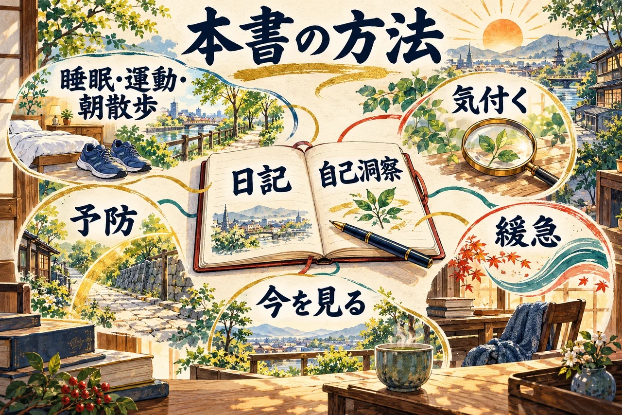 本書の健康の幸福に結び付く生活の方法