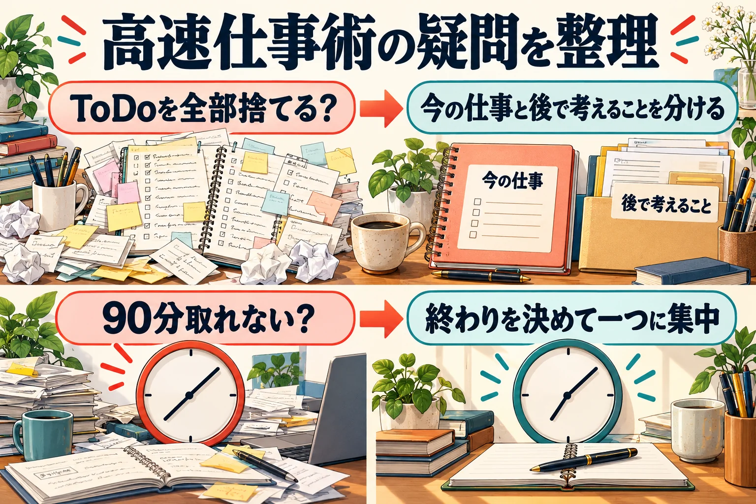 高速仕事術の疑問を整理