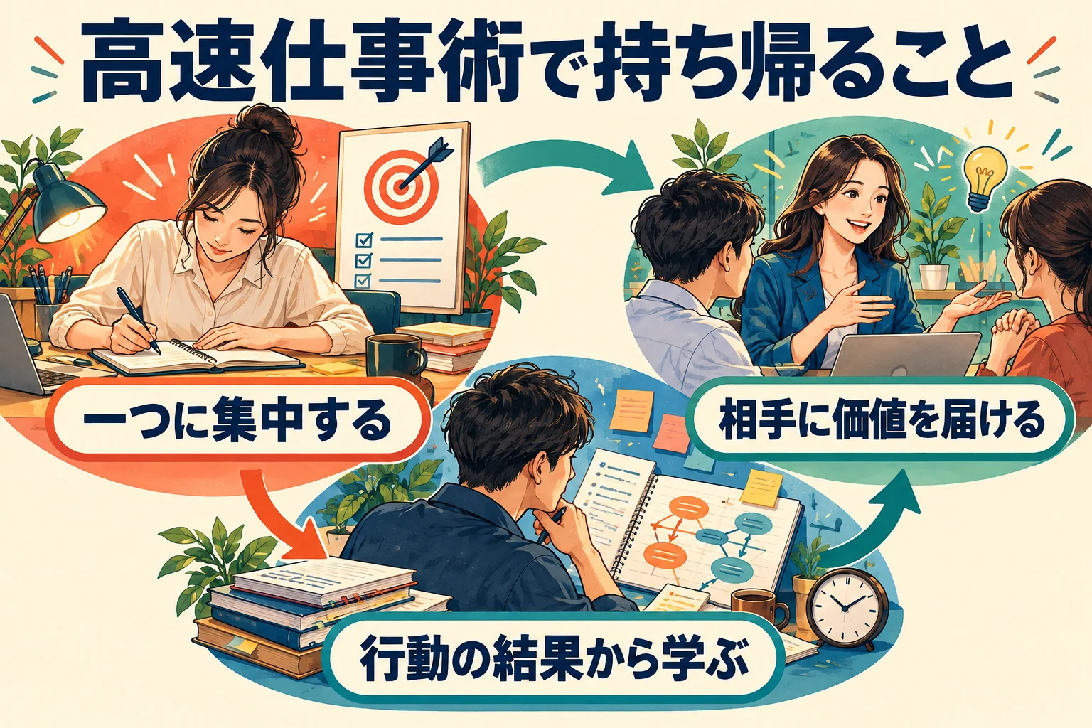 高速仕事術で持ち帰ること