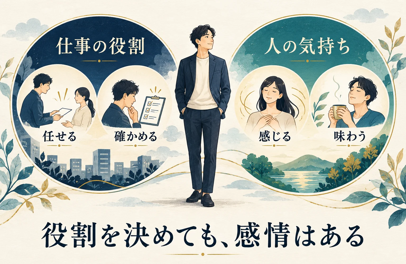 役割をはっきりさせることと人の気持ちを消すことを分ける