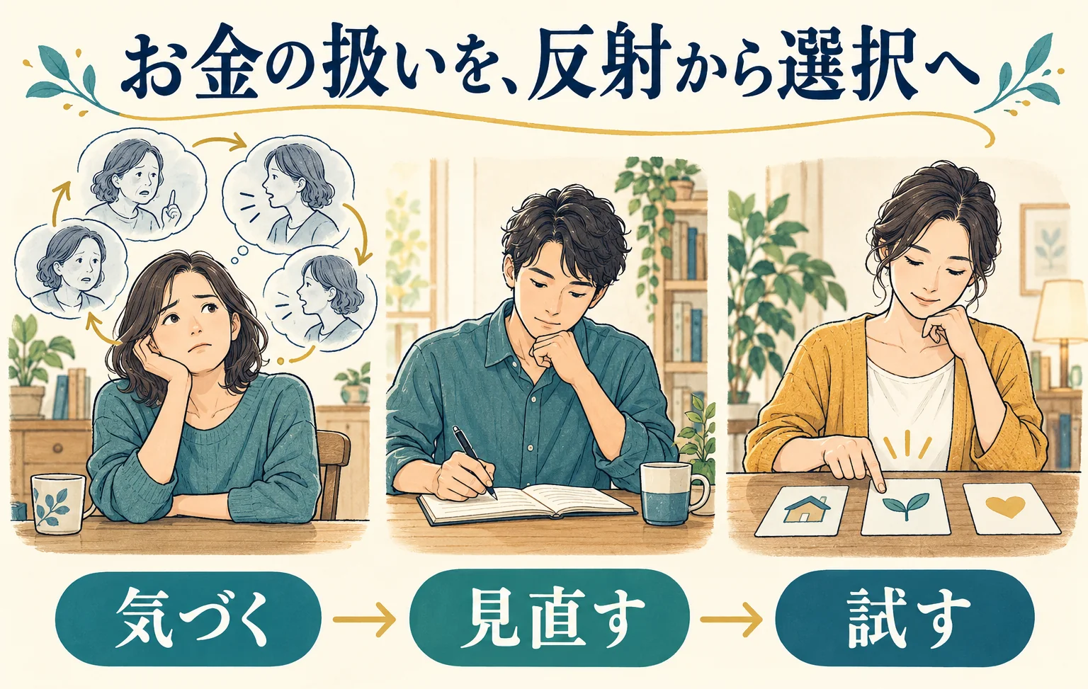お金の扱いを、反射から選択へ