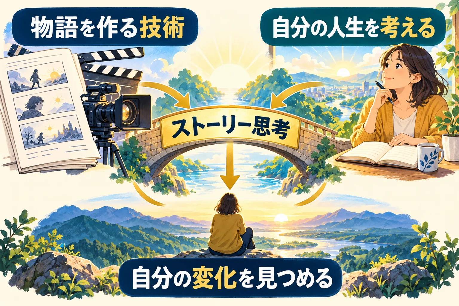作品を作る技術を人生へ応用するストーリー思考の入口