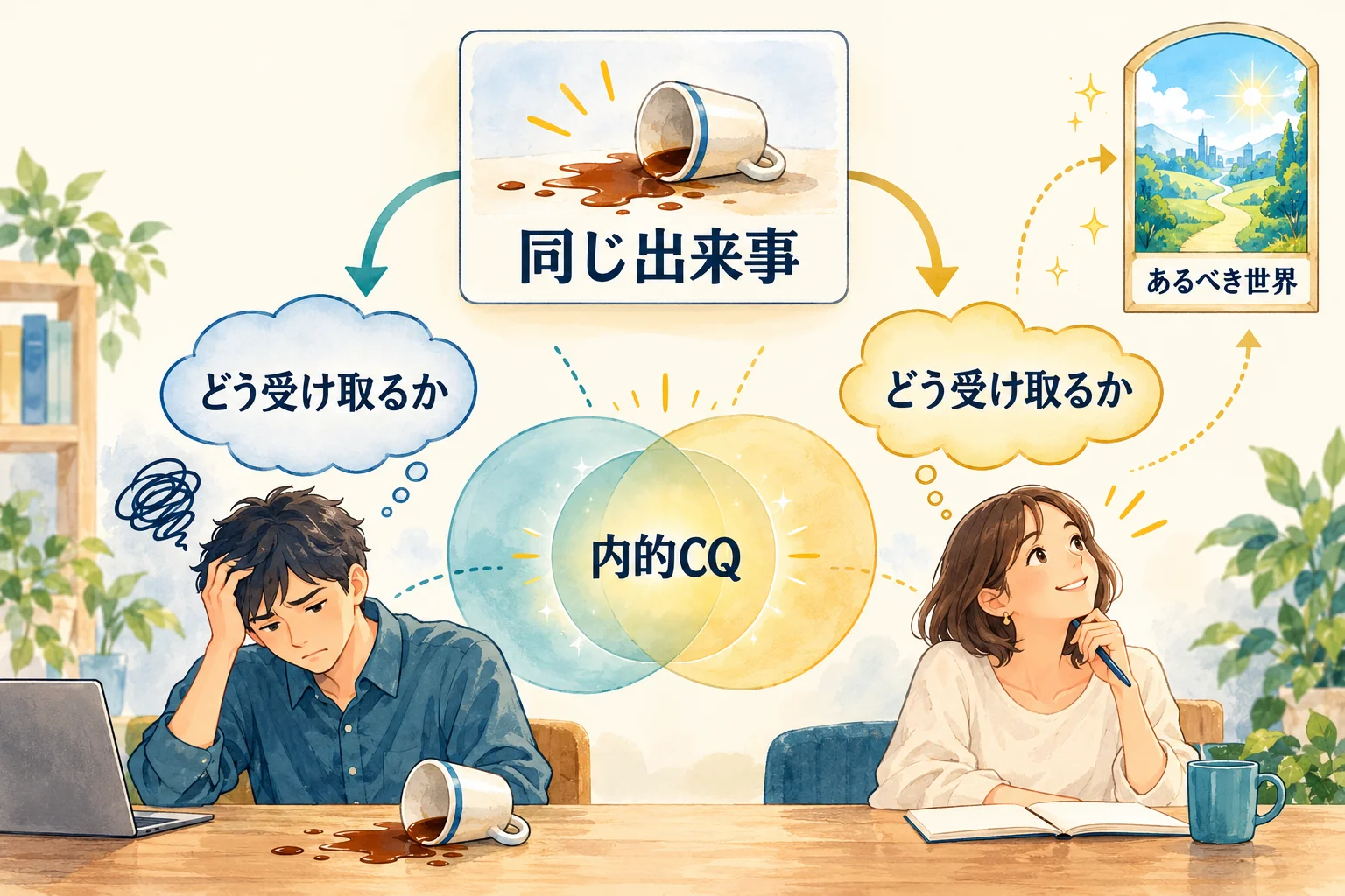 出来事の受け取り方と、内的CQから生まれる共感