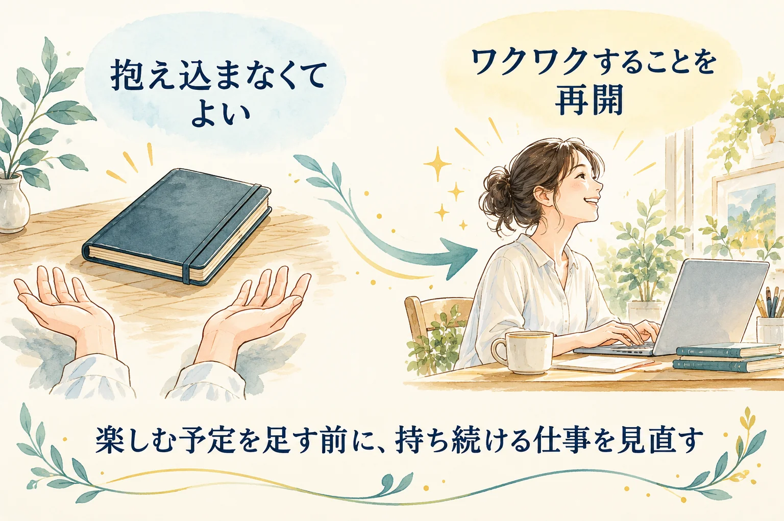 手術と入院で手放せると気づいた体験から、ワクワクすることを再開した本人のコラム