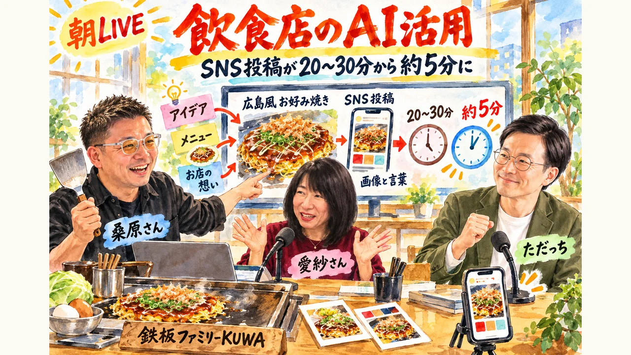 飲食店のAI活用の図解