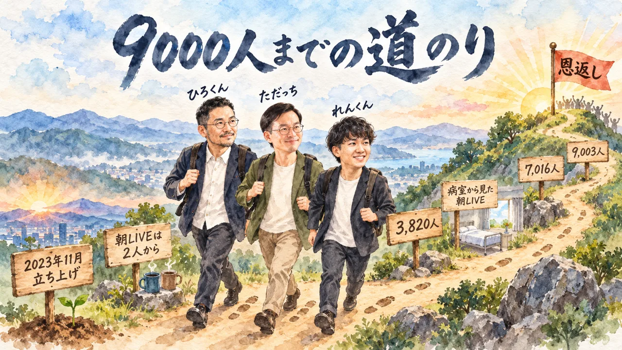 GPTs研究会が9000人になるまでの道のり全体図