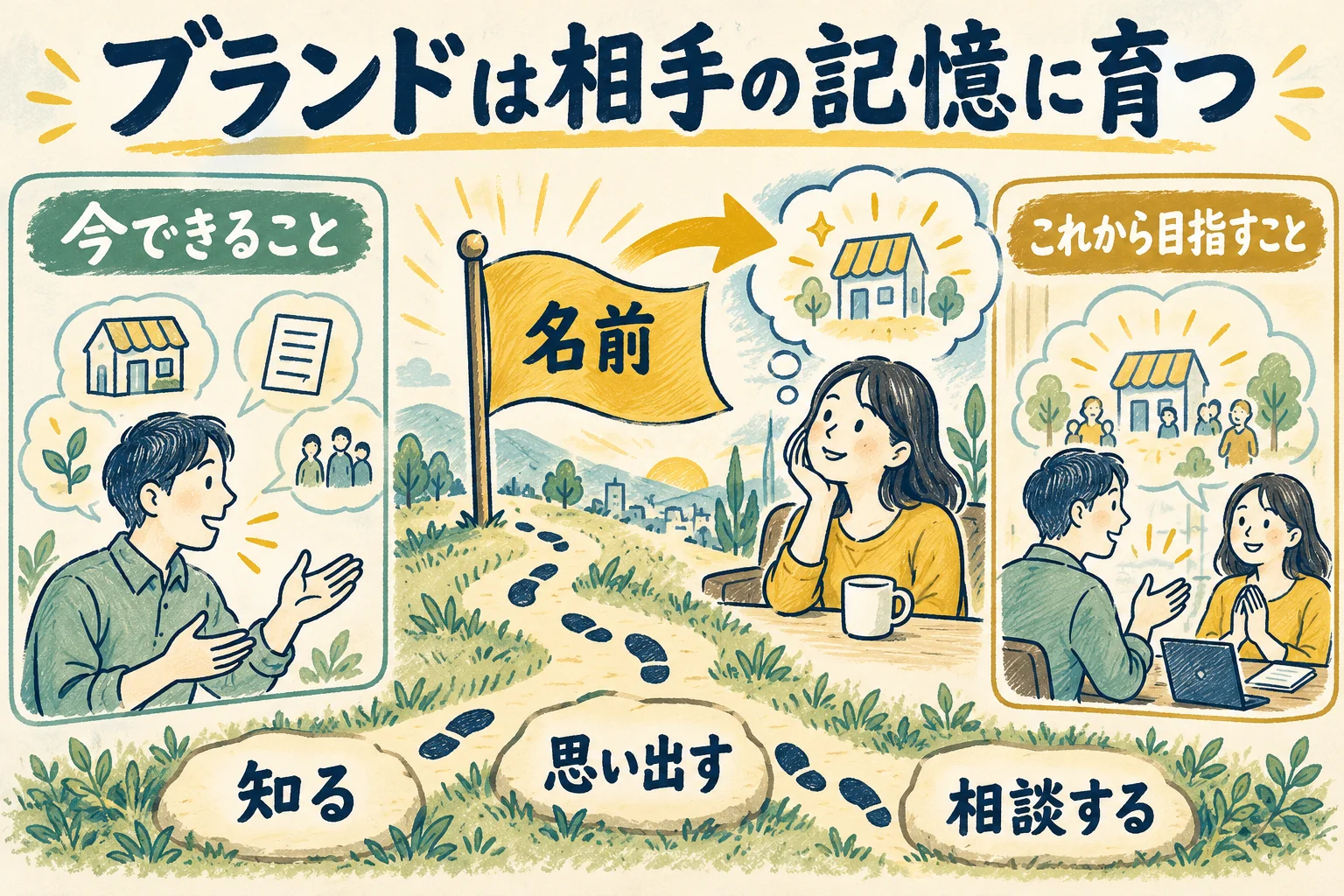 第2章。今の自分を正確に伝え、お客様に一番に思い出してもらう。