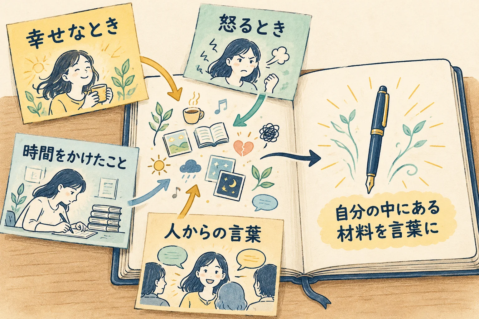 第3章。自分らしさを外から貼らず、経験・感情・他者の言葉から見つける。