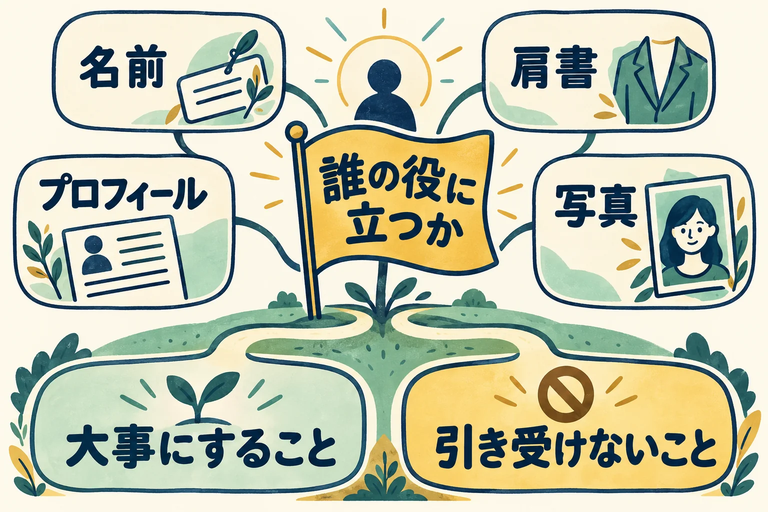 第4章。ブランドの核から名前・肩書・写真へ一貫性を持たせ、やらないことも決める。