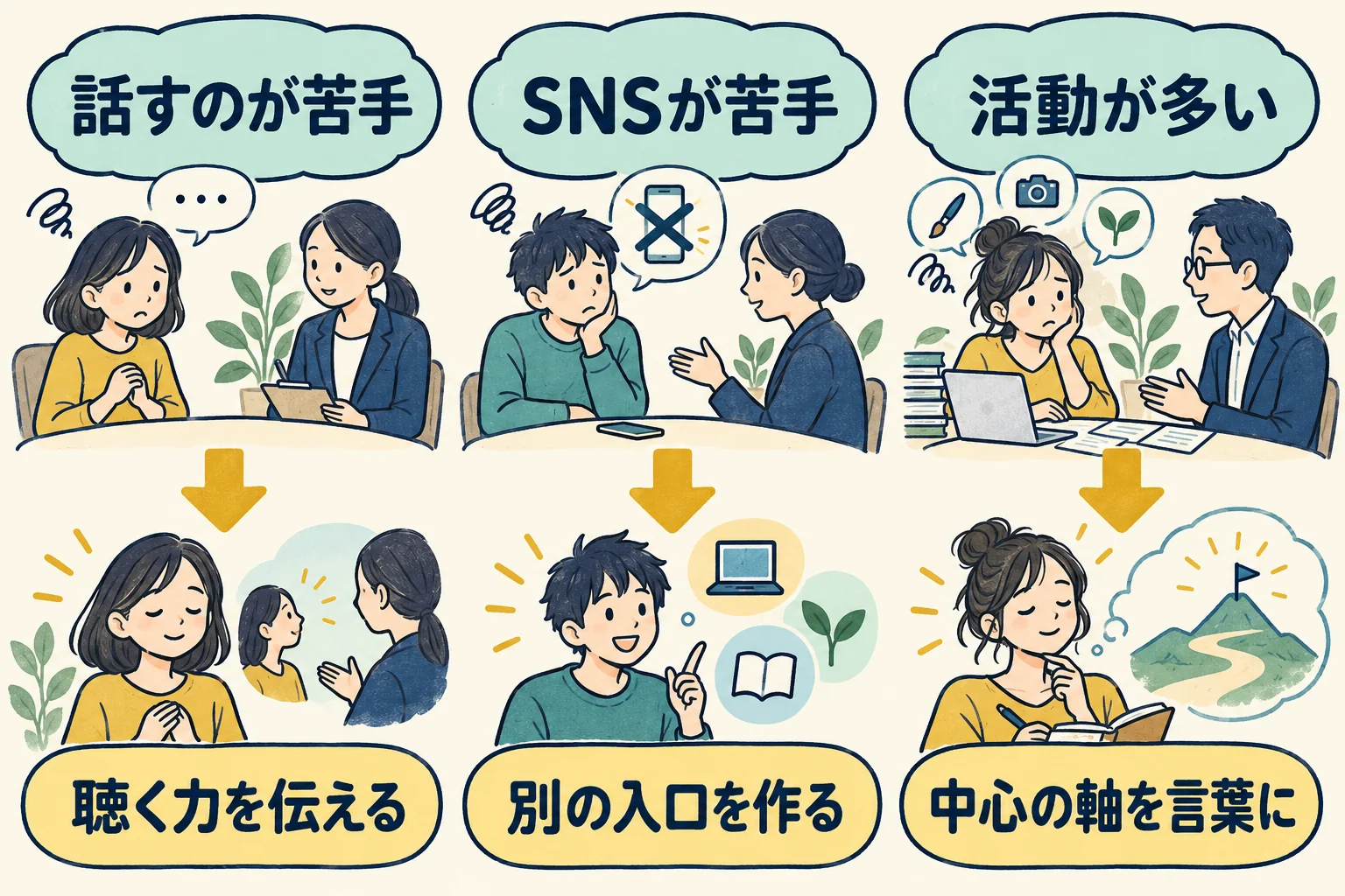 第8章。発信が苦手、SNSが嫌い、何屋かわからないという悩みに違う答えを選ぶ。
