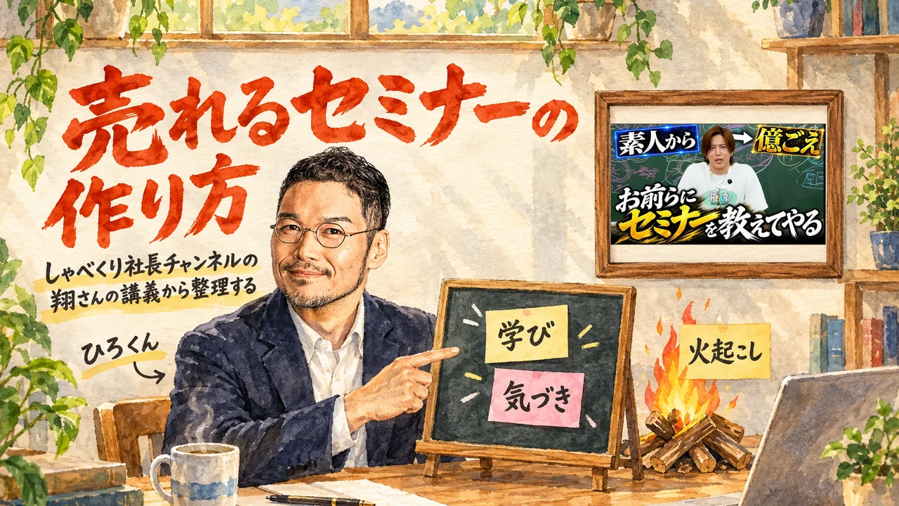 売れるセミナーの作り方の図解