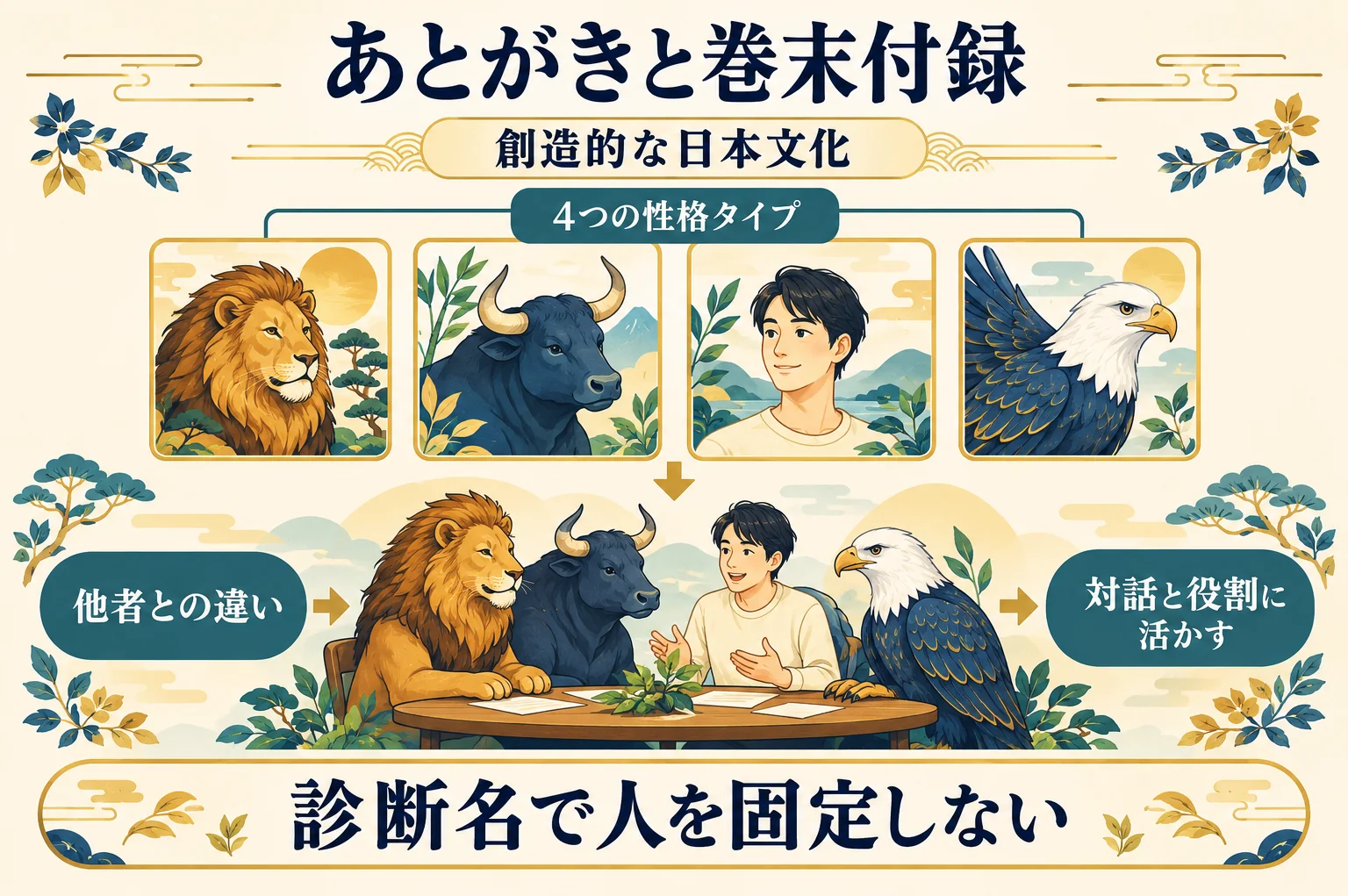 本書の四つの性格タイプを、対話と協力に活かす私の読み方