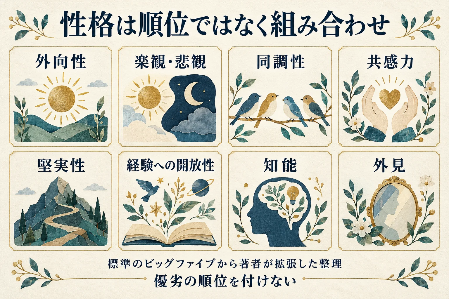 性格は順位ではなく組み合わせ