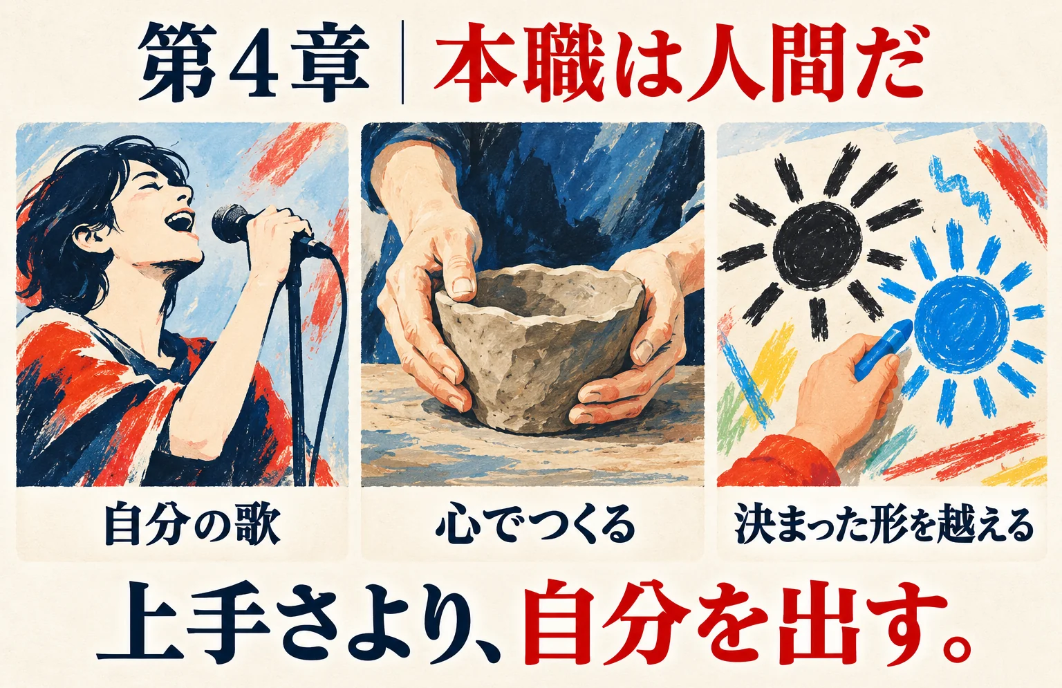 第4章。上手さや用途の正解を先に求めず、歌う・作る・生きることから自分の表現を発見する